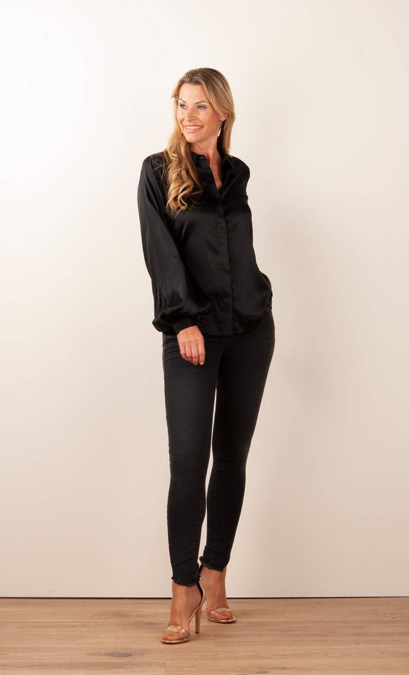 Charlotte Sparre Bluse Schwarz Black Friday