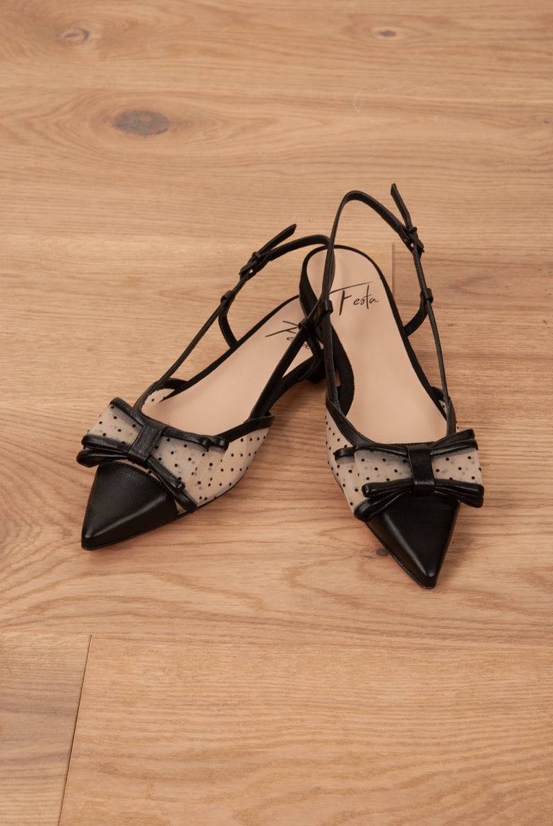 Roberto Festa Slingpumps Schwarz | Beige Online Outlet