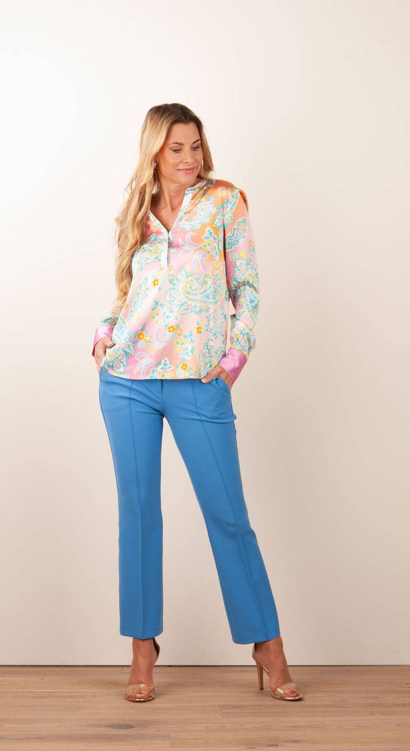 Herzensangelegenheit Bluse Rosa | Gelb | Multicolor Günstig kaufen