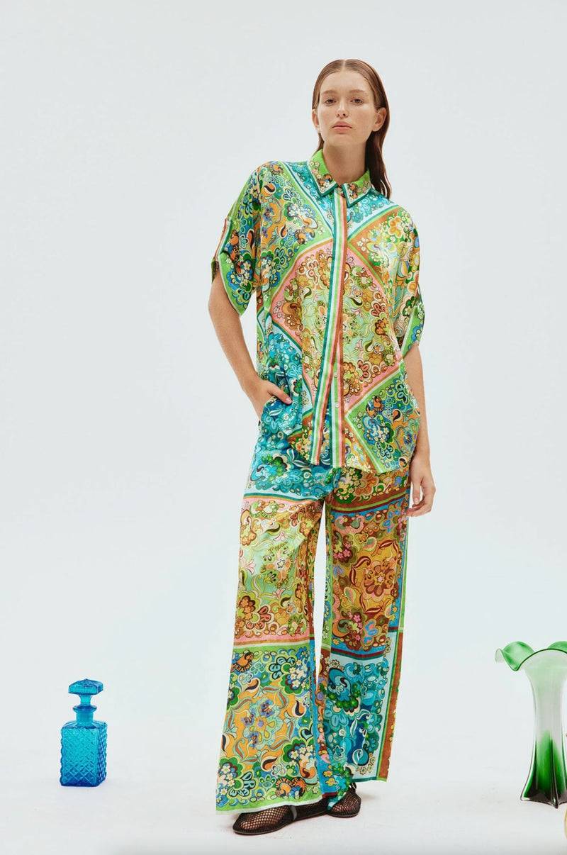 ALEMAIS Shirt Grün | Multicolor Versandkostenfrei