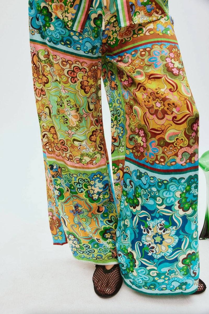 ALEMAIS Hose Grün | Multicolor Großer Ausverkauf