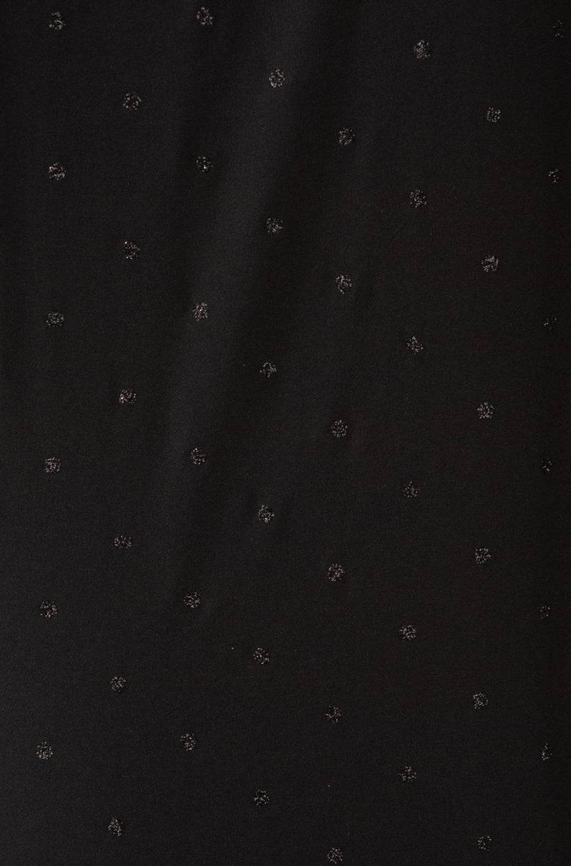 fleur Seiden Shirt Schwarz Cyber Monday