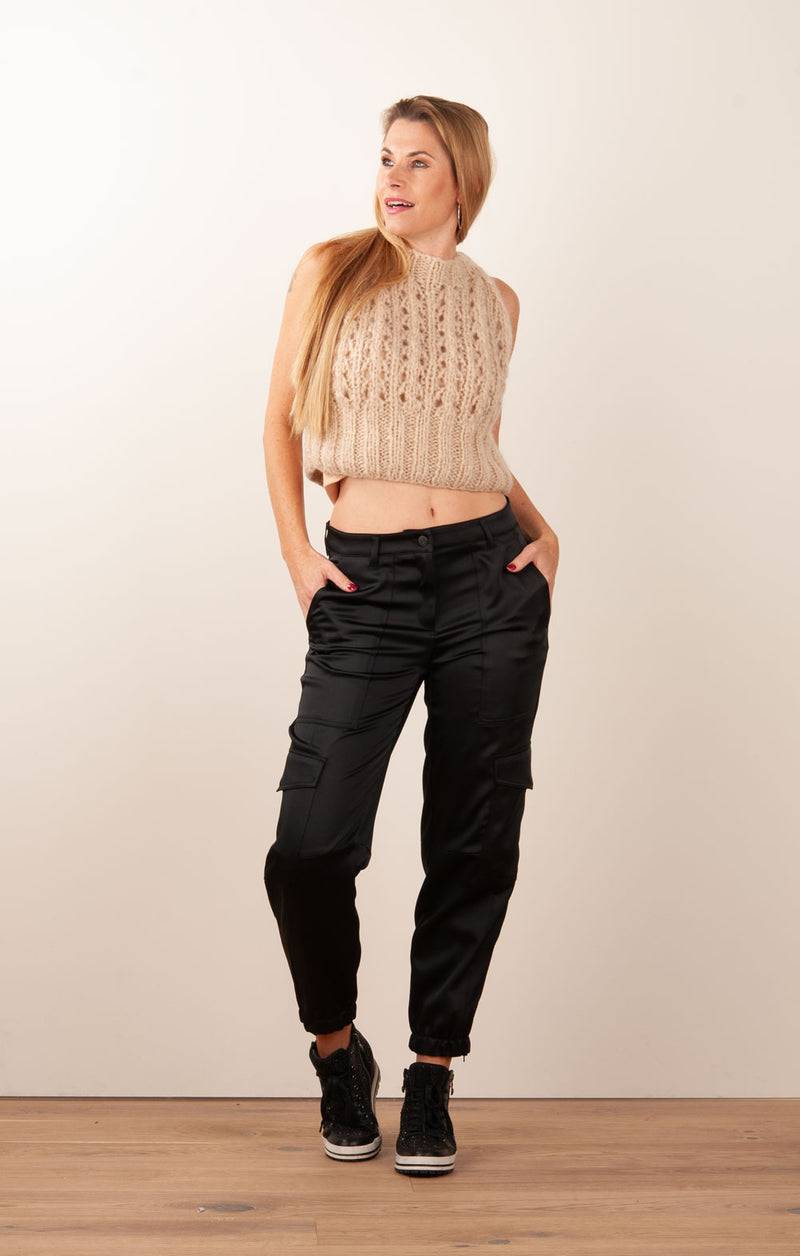 Strick Top Beige Osterangebot