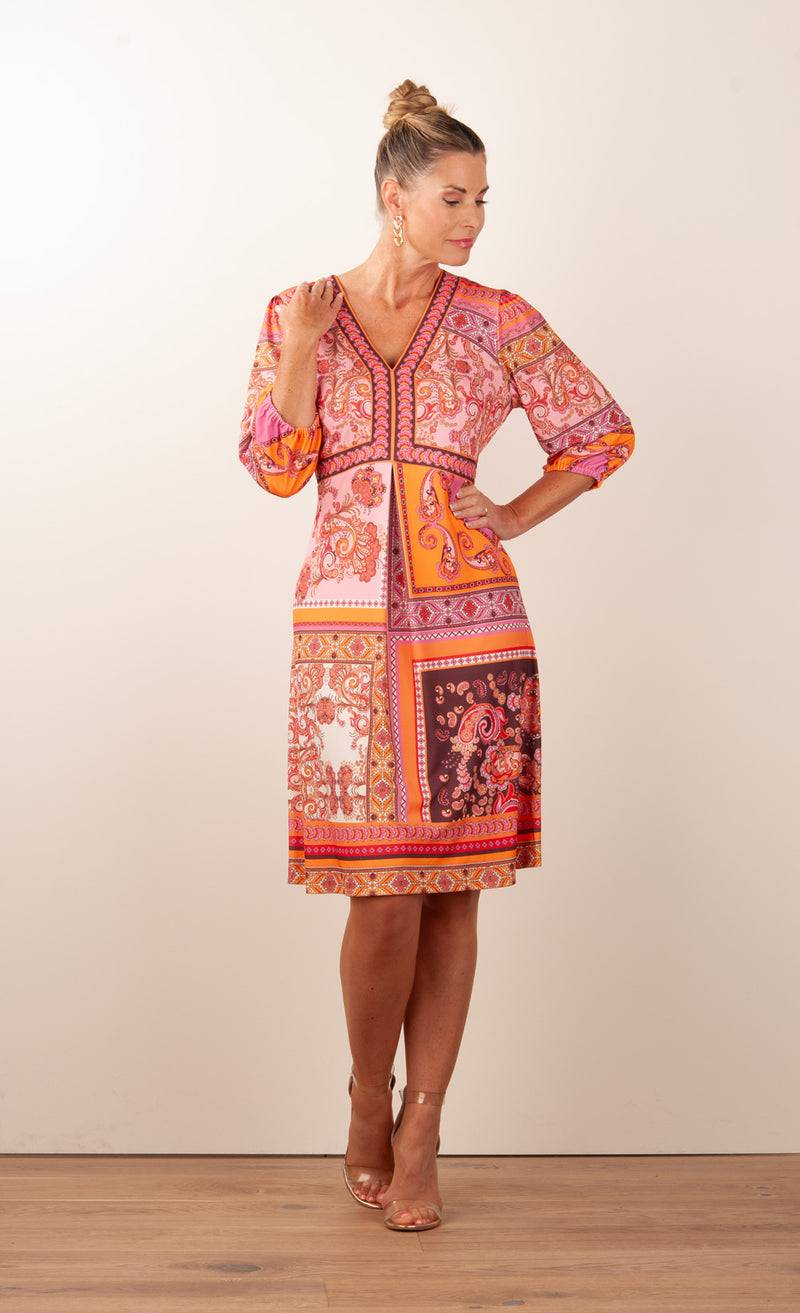 Hale Bob Kleid Rosa | Orange | Multicolor Vatertagsangebot