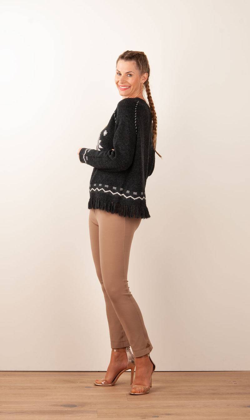 Grace Pullover Schwarz | Offwhite Heißer Verkauf