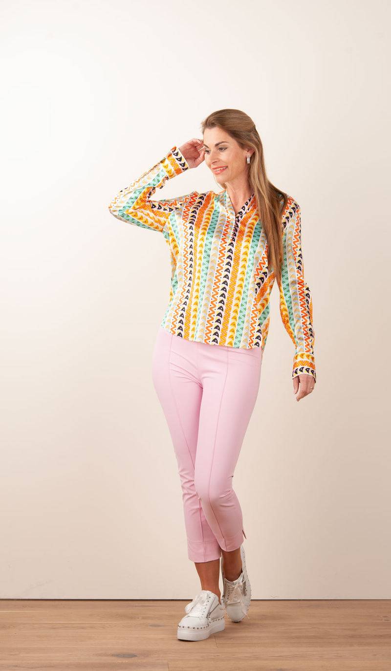 Herzensangelegenheit Seidenbluse Multicolor Neueste Stile