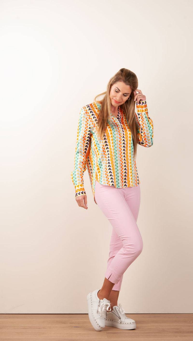 Herzensangelegenheit Seidenbluse Multicolor Neueste Stile