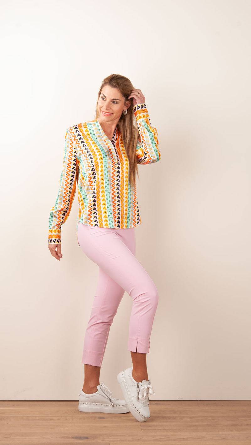 Herzensangelegenheit Seidenbluse Multicolor Neueste Stile