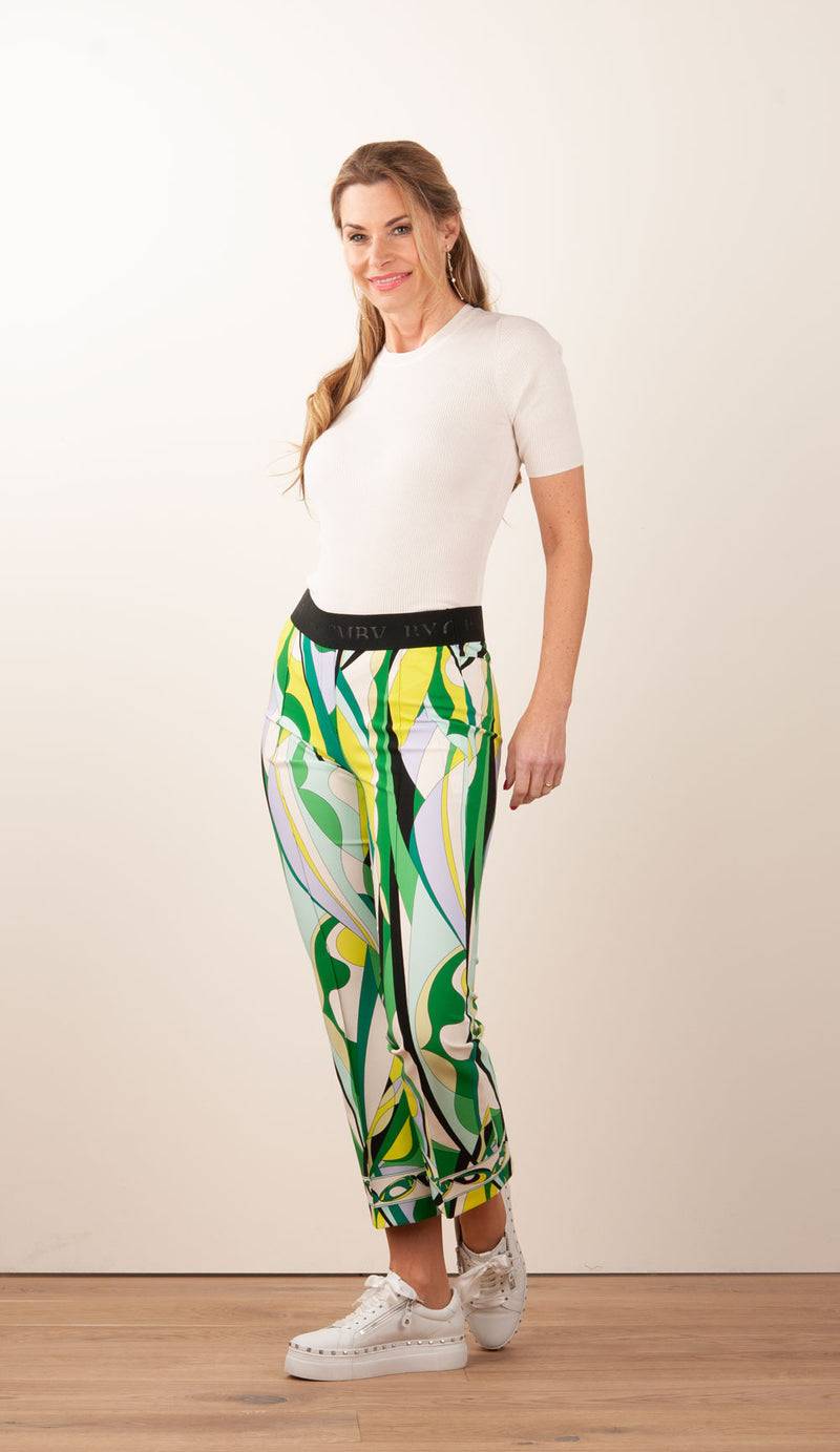 Cambio Hose „Ranee“ Grün | Multicolor Bis zu 60% Rabatt