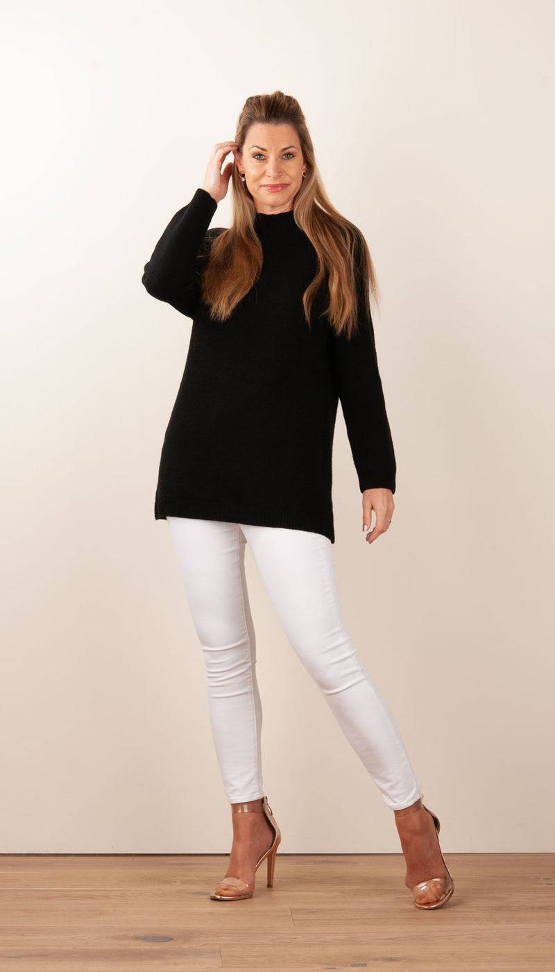 Rosa & Me Pullover Schwarz Discount Store für neue Produkte