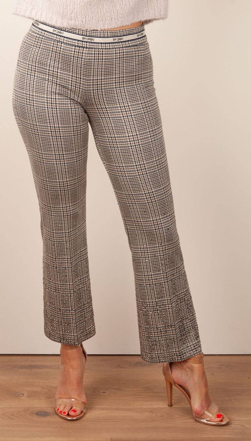 Cambio Hose „Faith Strass“ Creme | Beige | Braun