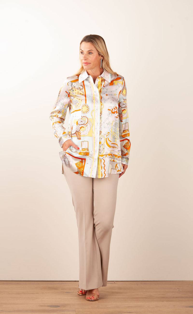 Herzensangelegenheit Bluse Puder | Multicolor Flash Sale