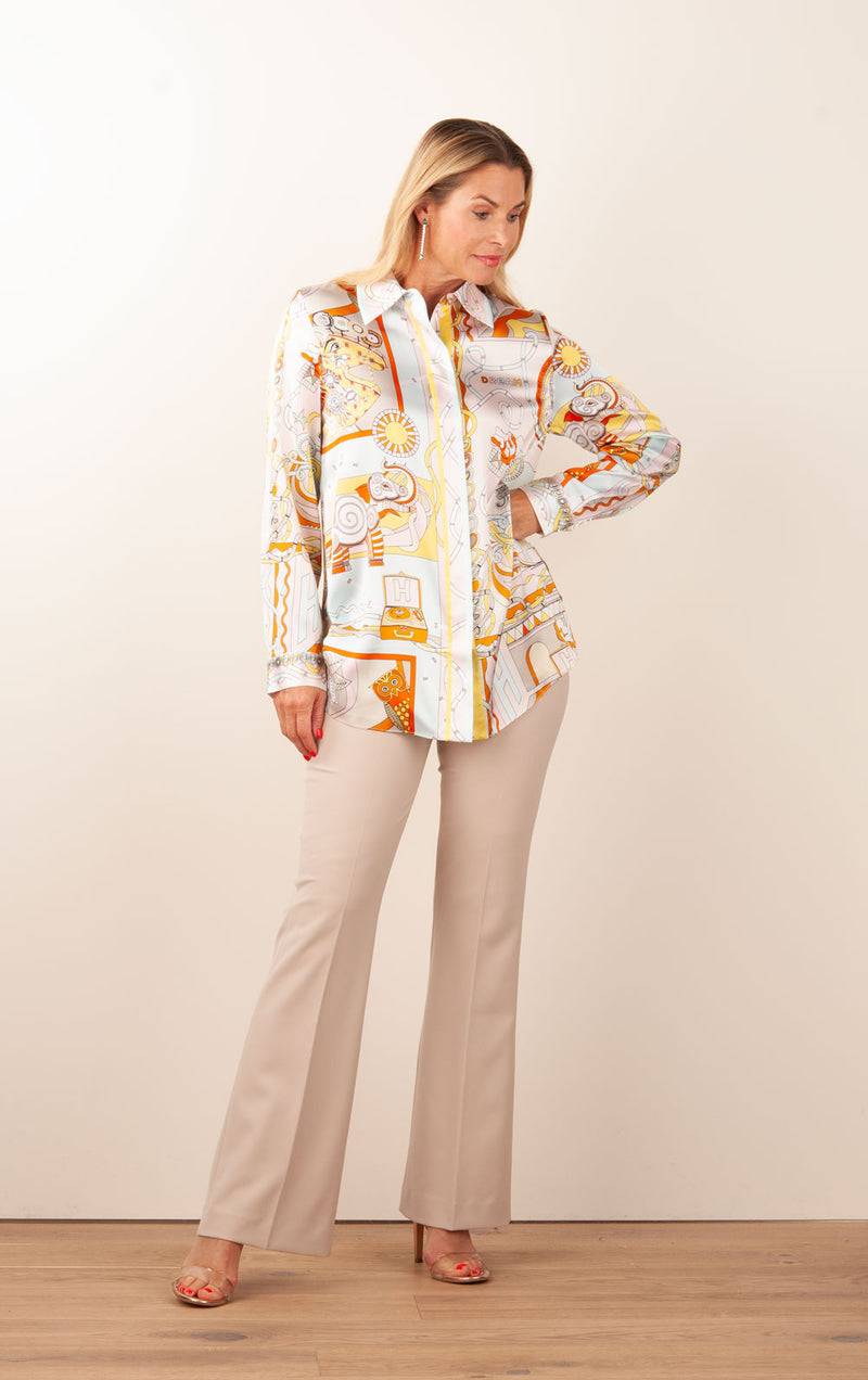 Herzensangelegenheit Bluse Puder | Multicolor Flash Sale