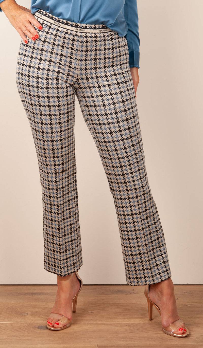 Cambio Hose „Faith“ Creme | Schwarz | Blau