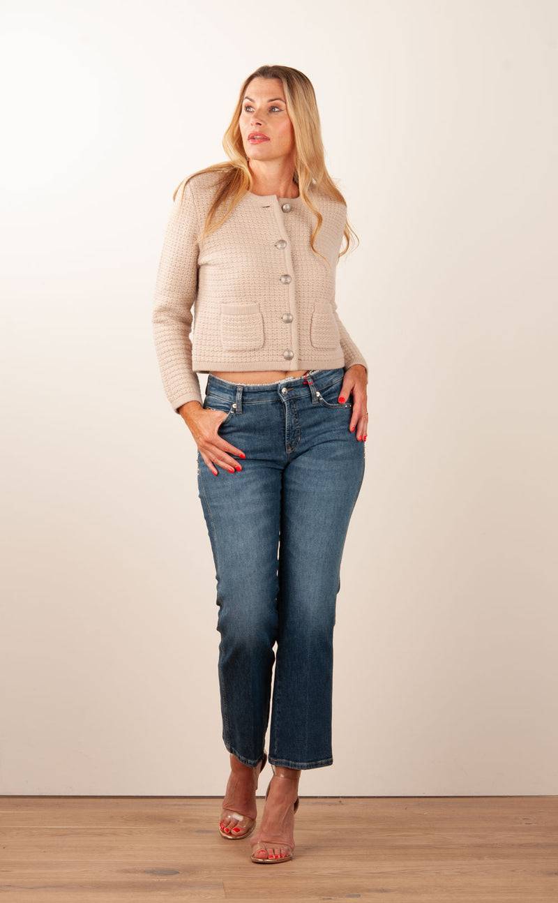 Cambio Jeans „Francesca“ Blau Osterangebot