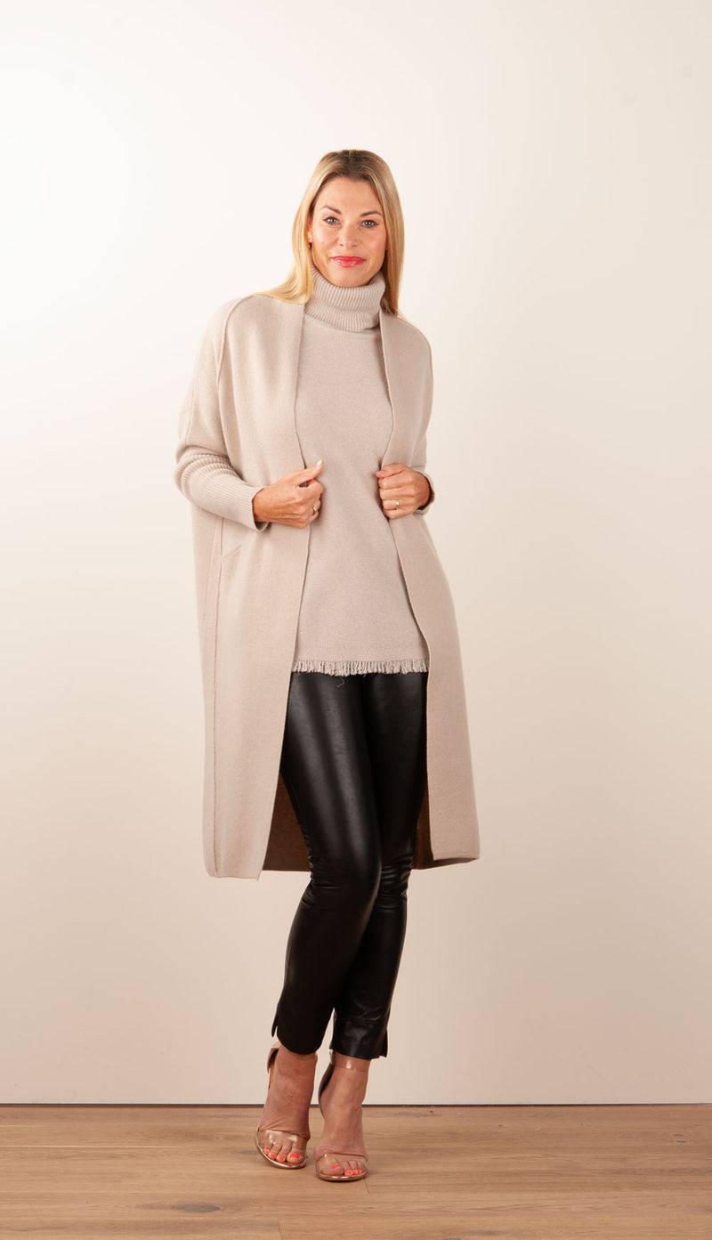 Philo-Sofie Strickmantel Beige Top Angebot