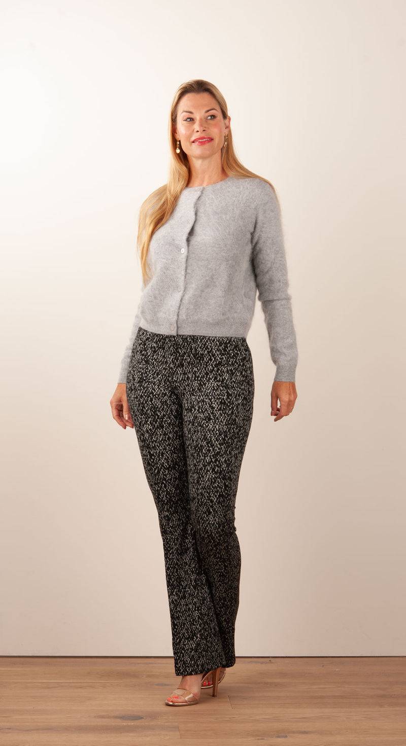 fleur Kaschmir Strickjacke Melange Grau Exklusive Angebote