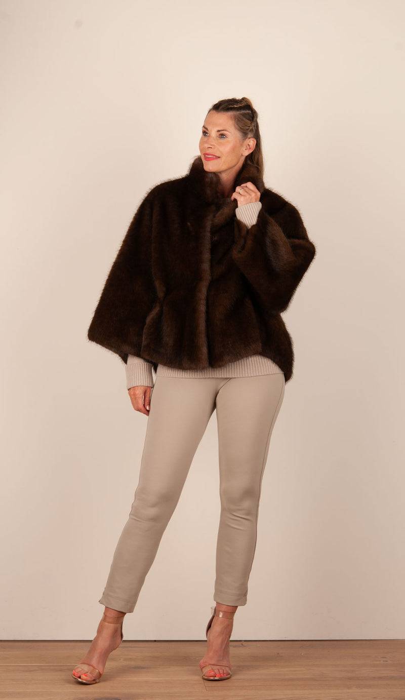 Valentini 1972 Jacke „Fake Fur“ Braun Saisonale Angebote