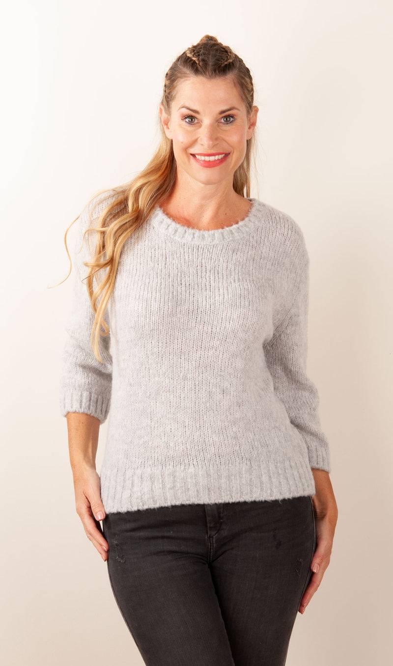 Philo-Sofie Pullover Melange Grau