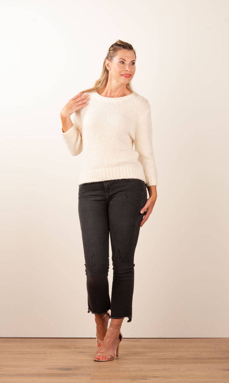 Philo-Sofie Pullover Offwhite Speichern exportieren