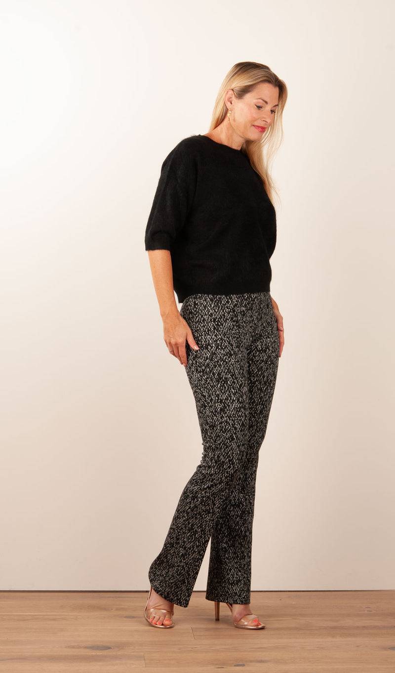 fleur Kaschmir Pullover Schwarz Schlussverkauf