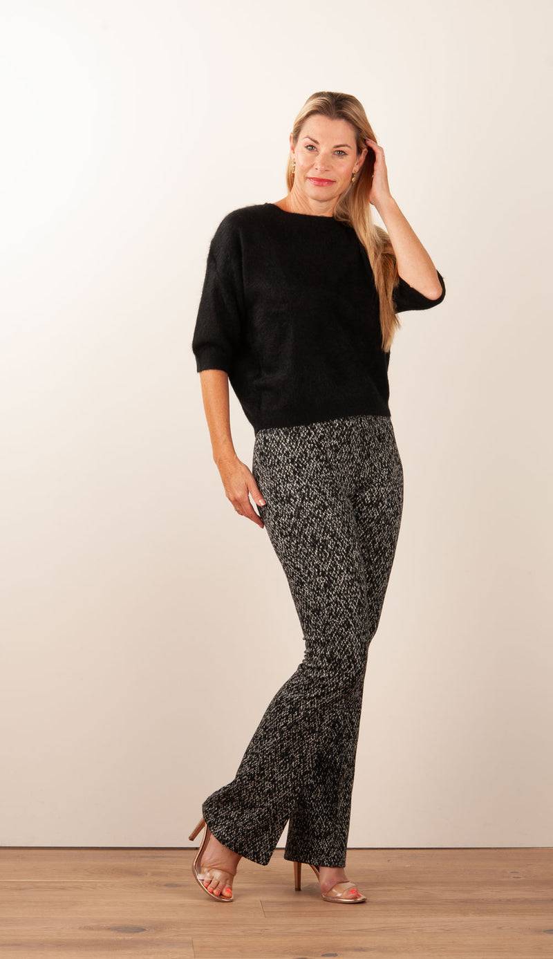 fleur Kaschmir Pullover Schwarz Schlussverkauf