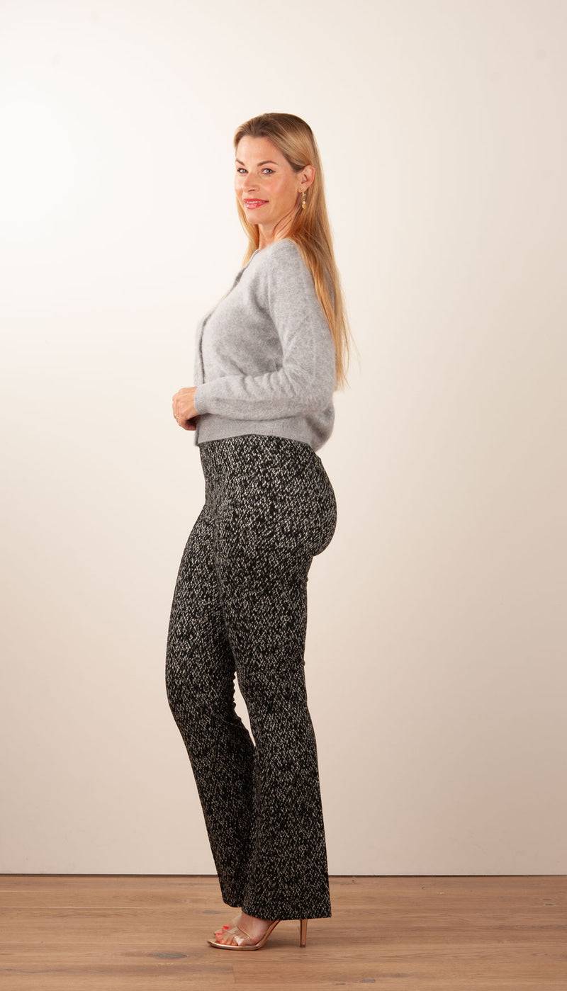 fleur Kaschmir Strickjacke Melange Grau Blitzverkäufe