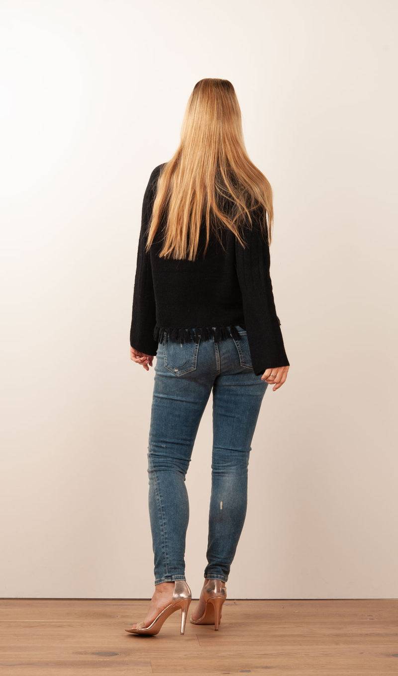 Grace Pullover Schwarz | Weiß | Grau Zeitlich begrenztes Angebot