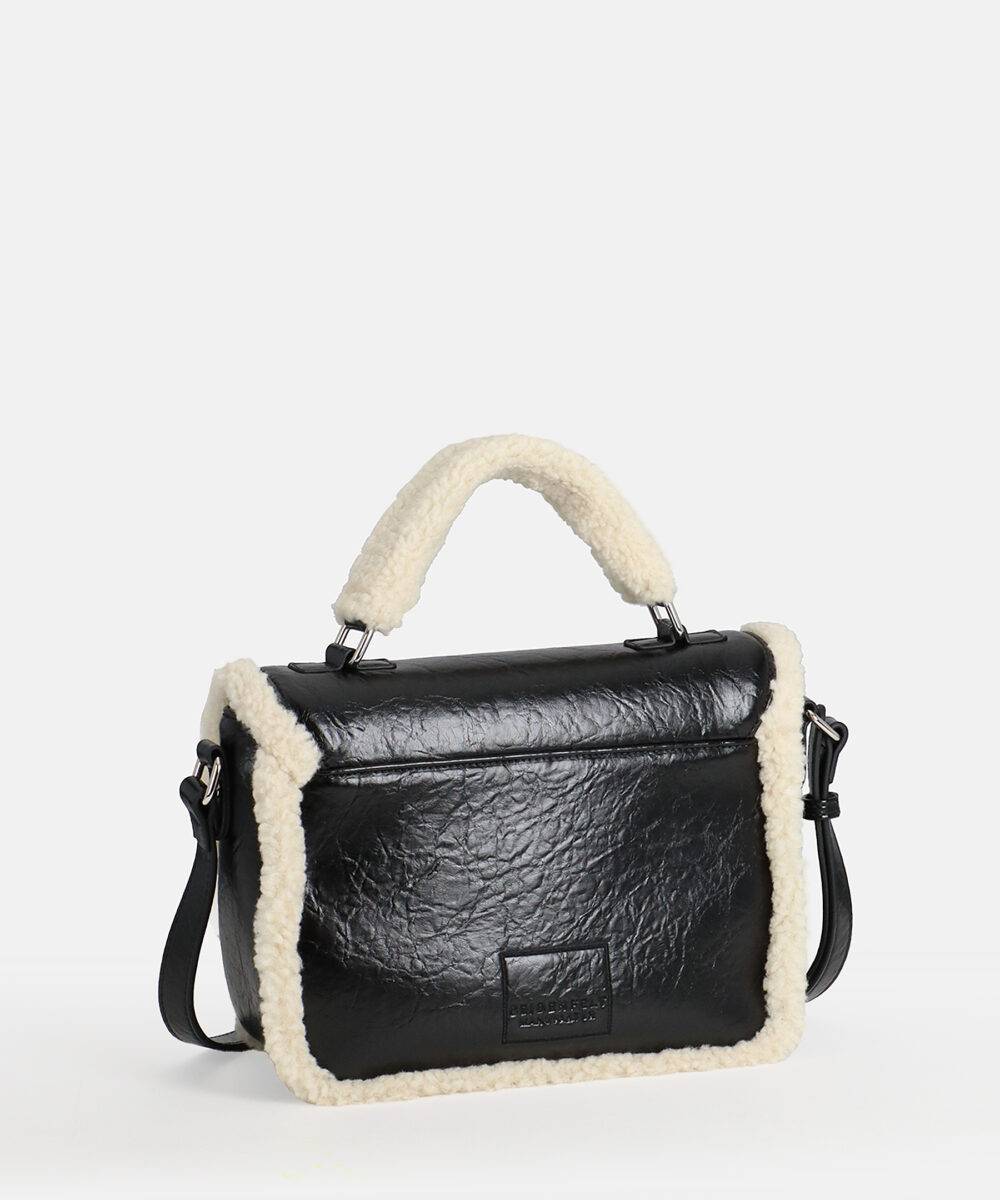Seidenfelt Drevja Satchel Glossy Räumungsverkauf