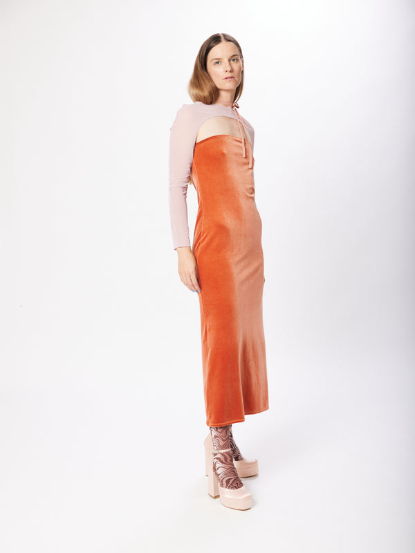 Simone Wild Velvet Dress Daisy Fabrikpreis