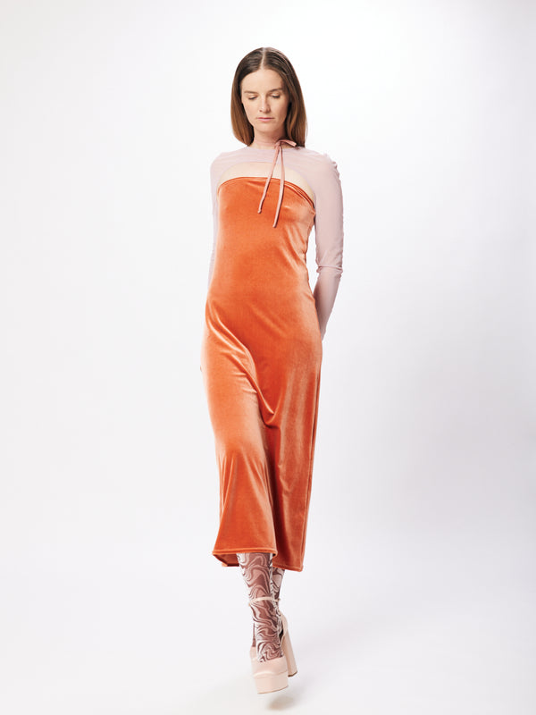 Simone Wild Velvet Dress Daisy Fabrikpreis