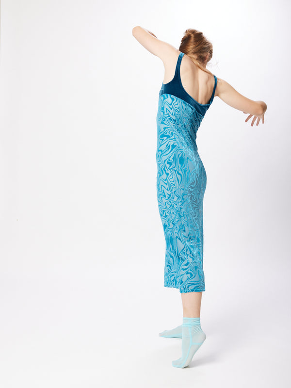 Simone Wild Devore Print Bra Dress Rabatt