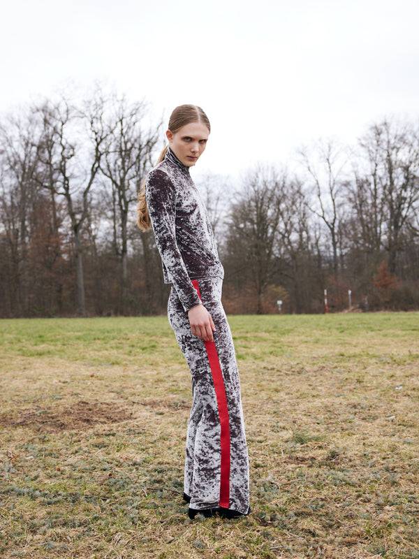 Simone Wild Velvet Stripe Pants Vierteljährliche Förderung