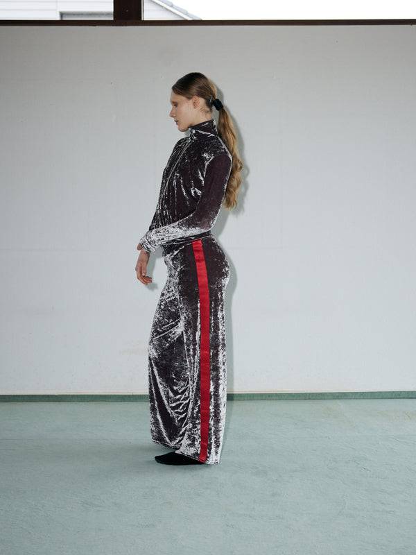 Simone Wild Velvet Stripe Pants Vierteljährliche Förderung