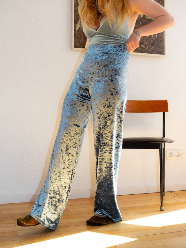 Simone Wild Hammered Velvet Cozy Pants Online
