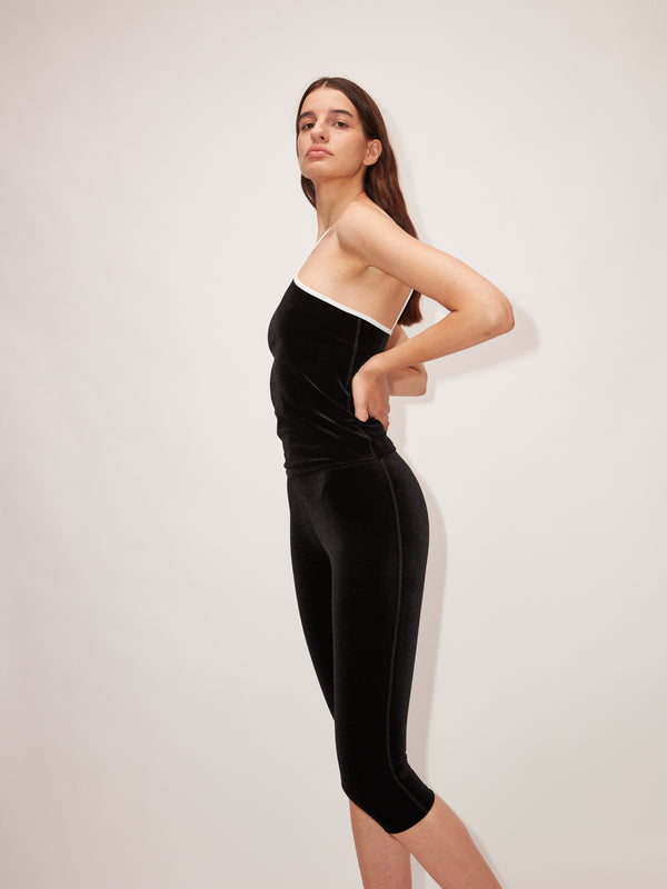 Simone Wild Velvet Long Short Flash Sale