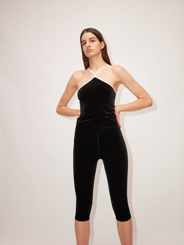 Simone Wild Velvet Long Short Flash Sale