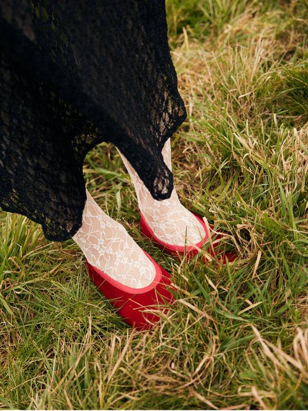 Simone Wild Velvet Ballet Slipper VIP-Rabatte