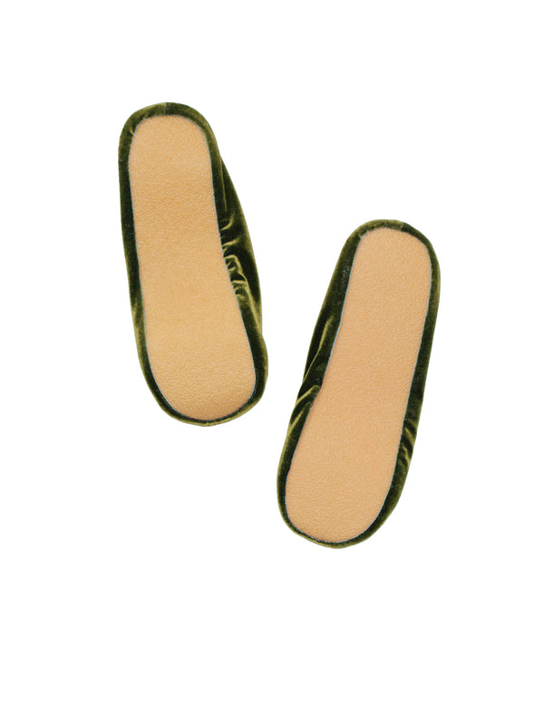 Simone Wild Velvet Ballet Slipper Tiefpreis