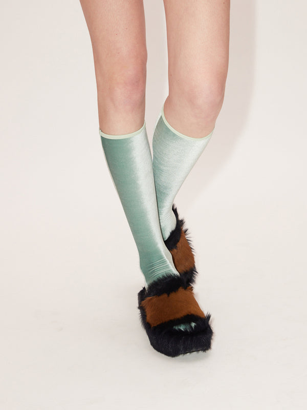 Simone Wild Velvet Knee Socks Blitzverkäufe