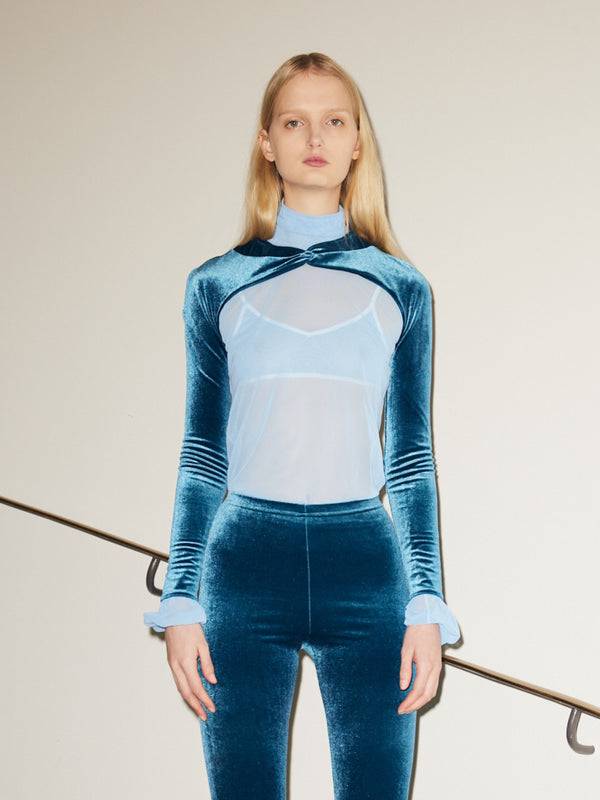 Simone Wild Velvet Knot Sleeves Bestseller