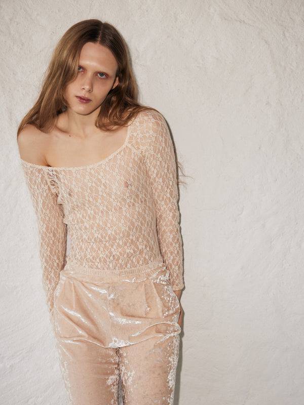 Simone Wild Lace Body Swan Neueste Stile