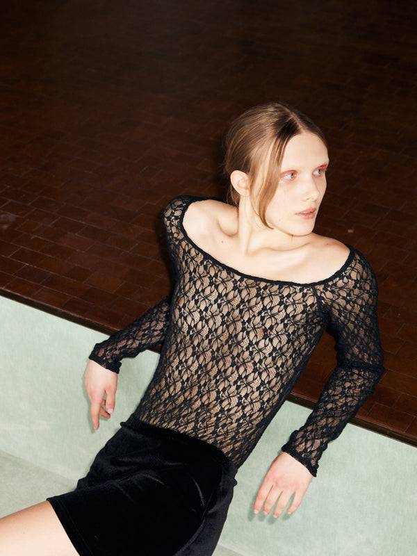 Simone Wild Lace Body Swan Tägliche Deals