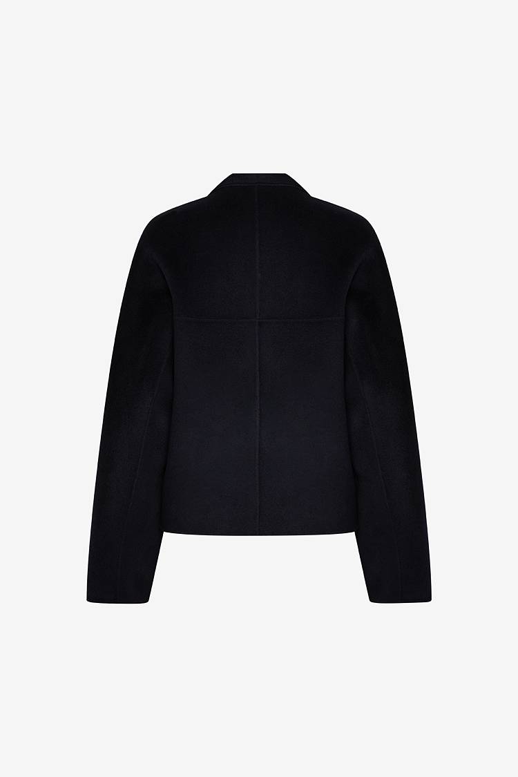 Sly 010 Minimalistische Knopflose Doubleface-Jacke Outlet