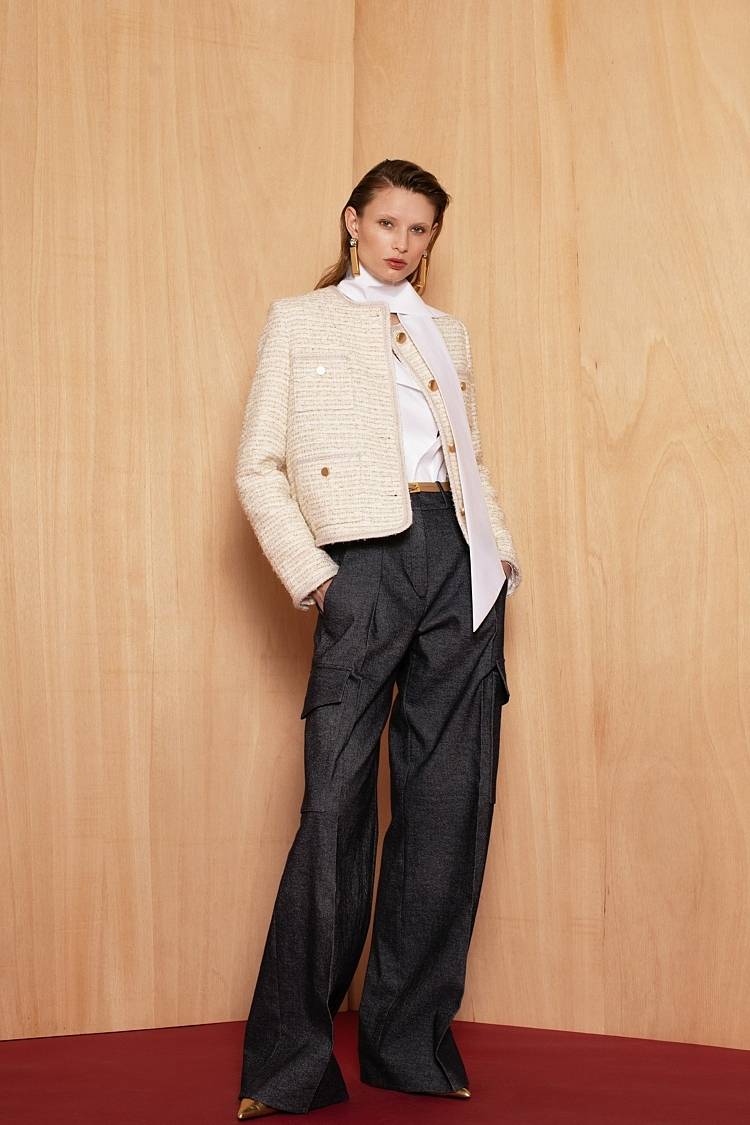 Sly 010 Denimhose mit Cargotaschen im Angebot