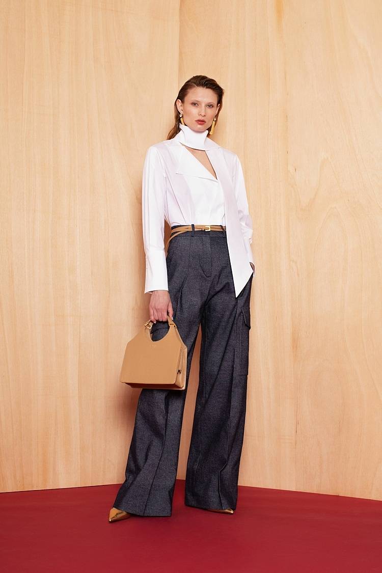 Sly 010 Denimhose mit Cargotaschen im Angebot