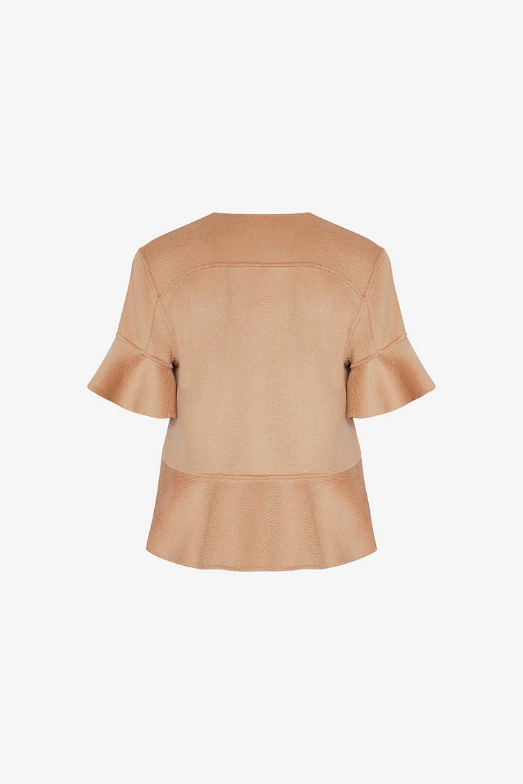 Sly 010 Feminine Jacke mit Volantärmeln aus Doubleface Limitierter Zeitrabatt