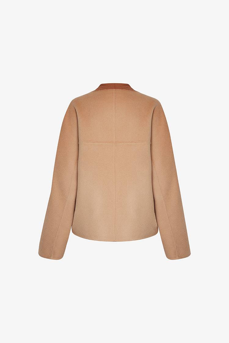 Sly 010 Minimalistische Knopflose Doubleface-Jacke Fabrik Onlineshop