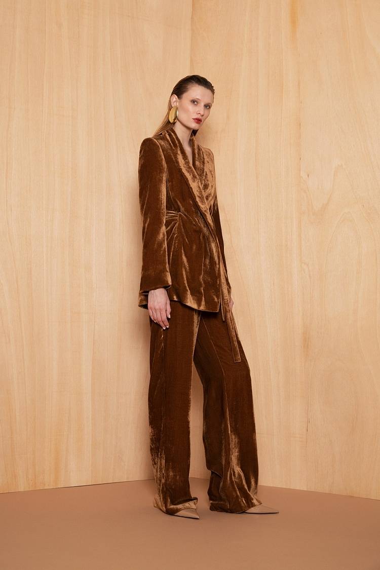 Sly 010 Hochgeschnittene Samthose Großer Ausverkauf
