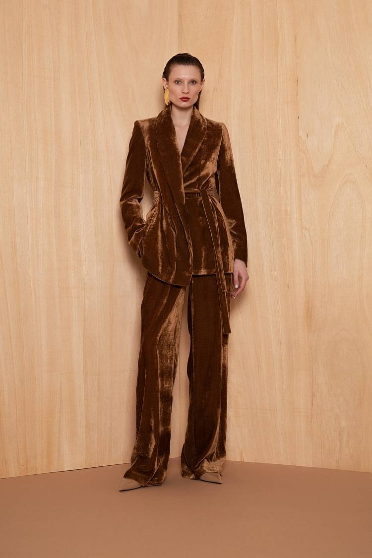 Sly 010 Hochgeschnittene Samthose Großer Ausverkauf